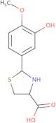 2-(3-Hydroxy-4-methoxyphenyl)-1,3-thiazolidine-4-carboxylic acid