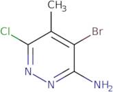 4-Bromo-6-chloro-5-methylpyridazin-3-amine