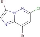 3,8-Dibromo-6-chloroimidazo[1,2-b]pyridazine