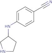 4-[(Pyrrolidin-3-yl)amino]benzonitrile