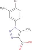 1-(4-Bromo-3-methylphenyl)-5-methyl-1H-1,2,3-triazole-4-carboxylic acid