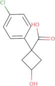 (1S,3S)-1-(4-Chlorophenyl)-3-hydroxycyclobutane-1-carboxylic acid