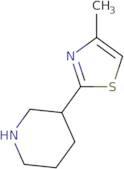 3-(4-Methyl-1,3-thiazol-2-yl)piperidine