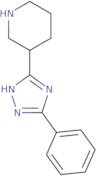 3-(5-Phenyl-1H-1,2,4-triazol-3-yl)piperidine