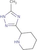 2-(5-Methyl-1H-1,2,4-triazol-3-yl)piperidine