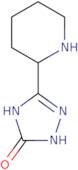 3-Piperidin-2-yl-1,4-dihydro-1,2,4-triazol-5-one