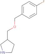 3-{[(4-Fluorophenyl)methoxy]methyl}pyrrolidine