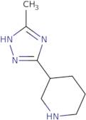 3-(5-Methyl-1H-1,2,4-triazol-3-yl)piperidine