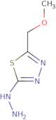 2-Hydrazinyl-5-(methoxymethyl)-1,3,4-thiadiazole