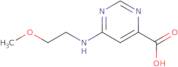 6-[(2-Methoxyethyl)amino]pyrimidine-4-carboxylic acid