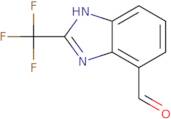 2-(Trifluoromethyl)-1H-benzimidazole-7-carbaldehyde
