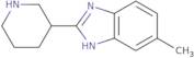 5-Methyl-2-(piperidin-3-yl)-1H-1,3-benzodiazole
