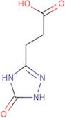 3-(5-Oxo-2,5-dihydro-1H-1,2,4-triazol-3-yl)propanoic acid