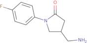 4-(Aminomethyl)-1-(4-fluorophenyl)pyrrolidin-2-one