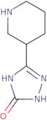 3-(Piperidin-3-yl)-4,5-dihydro-1H-1,2,4-triazol-5-one