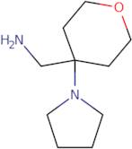 [4-(Pyrrolidin-1-yl)oxan-4-yl]methanamine