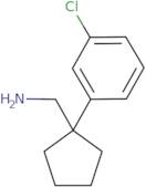 [1-(3-Chlorophenyl)cyclopentyl]methanamine