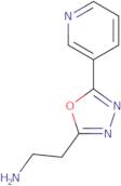 2-(5-(Pyridin-3-yl)-1,3,4-oxadiazol-2-yl)ethanamine