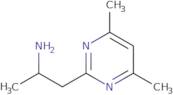 1-(4,6-Dimethylpyrimidin-2-yl)propan-2-amine