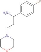 1-(4-Fluorophenyl)-3-(morpholin-4-yl)propan-1-amine