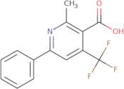 2-Methyl-6-phenyl-4-(trifluoromethyl)nicotinic acid