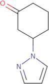 3-(1H-Pyrazol-1-yl)cyclohexan-1-one