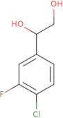 1-(4-Chloro-3-fluorophenyl)ethane-1,2-diol