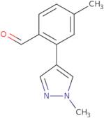 4-Methyl-2-(1-methyl-1H-pyrazol-4-yl)benzaldehyde