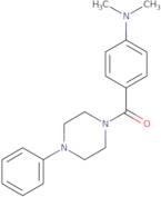 4-(dimethylamino)phenyl 4-phenylpiperazinyl ketone