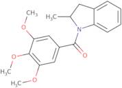 (2-Methyl-2,3-dihydro-indol-1-yl)-(3,4,5-trimethoxy-phenyl)-methanone