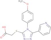2-{[4-(4-Methoxyphenyl)-5-(pyridin-3-yl)-4H-1,2,4-triazol-3-yl]sulfanyl}acetic acid