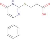 3-(4-Oxo-6-phenyl-1,4-dihydro-pyrimidin-2-ylsulfanyl)-propionic acid