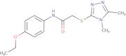 2-(4,5-Dimethyl-4H-[1,2,4]triazol-3-ylsulfanyl)-N-(4-ethoxy-phenyl)-acetamide