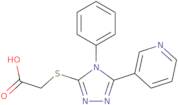 2-{[4-Phenyl-5-(pyridin-3-yl)-4H-1,2,4-triazol-3-yl]sulfanyl}acetic acid