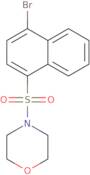 4-((4-Bromonaphthalen-1-yl)sulfonyl)morpholine