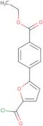 4-(5-Chlorocarbonyl-furan-2-yl)-benzoic acid ethylester