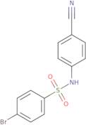 4-bromo-N-(4-cyanophenyl)benzene-1-sulfonamide