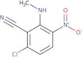 6-Chloro-2-(methylamino)-3-nitrobenzenecarbonitrile