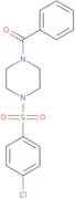 {4-[(4-Chlorophenyl)sulfonyl]piperazino}(phenyl)methanone