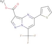 Methyl 5-thien-2-yl-7-(trifluoromethyl)pyrazolo[1,5-a]pyrimidine-3-carboxylate