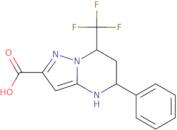 5-Phenyl-7-(trifluoromethyl)-4H,5H,6H,7H-pyrazolo[1,5-a]pyrimidine-2-carboxylic acid