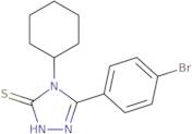 5-(4-Bromophenyl)-4-cyclohexyl-4H-1,2,4-triazole-3-thiol