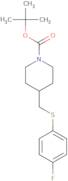 4-(4-Fluoro-phenylsulfanylmethyl)-piperidine-1-carboxylic acid tert-butyl ester