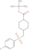 4-(4-Fluoro-benzenesulfonylmethyl)-piperidine-1-carboxylic acid tert-butyl ester