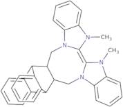Octahydro-5,6-dimethyl-13,18[1',2'] -benzenobisbenzimidazo [1,2-B:2',1'-D]benzo[I][2.5]benzodiazocine potassium triflate