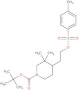 3,3-Dimethyl-4-[2-(toluene-4-sulfonyloxy)-ethyl]-piperidine-1-carboxylic acid tert-butyl ester