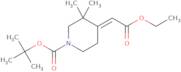 1-boc-4-(2-ethoxy-2-oxoethylidene)-3,3-dimethylpiperidine