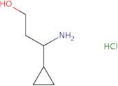 3-Amino-3-cyclopropylpropan-1-ol hydrochloride