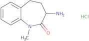 3-Amino-1-methyl-2,3,4,5-tetrahydro-1H-1-benzazepin-2-one hydrochloride