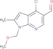 4-Chloro-1-(methoxymethyl)-2-methyl-1H-pyrrolo[2,3-b]pyridine-5-carbaldehyde